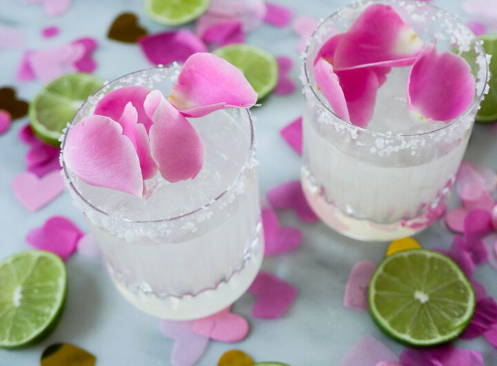 Eva Amurri shares a Rosewater Margarita recipe for Valentine's Day