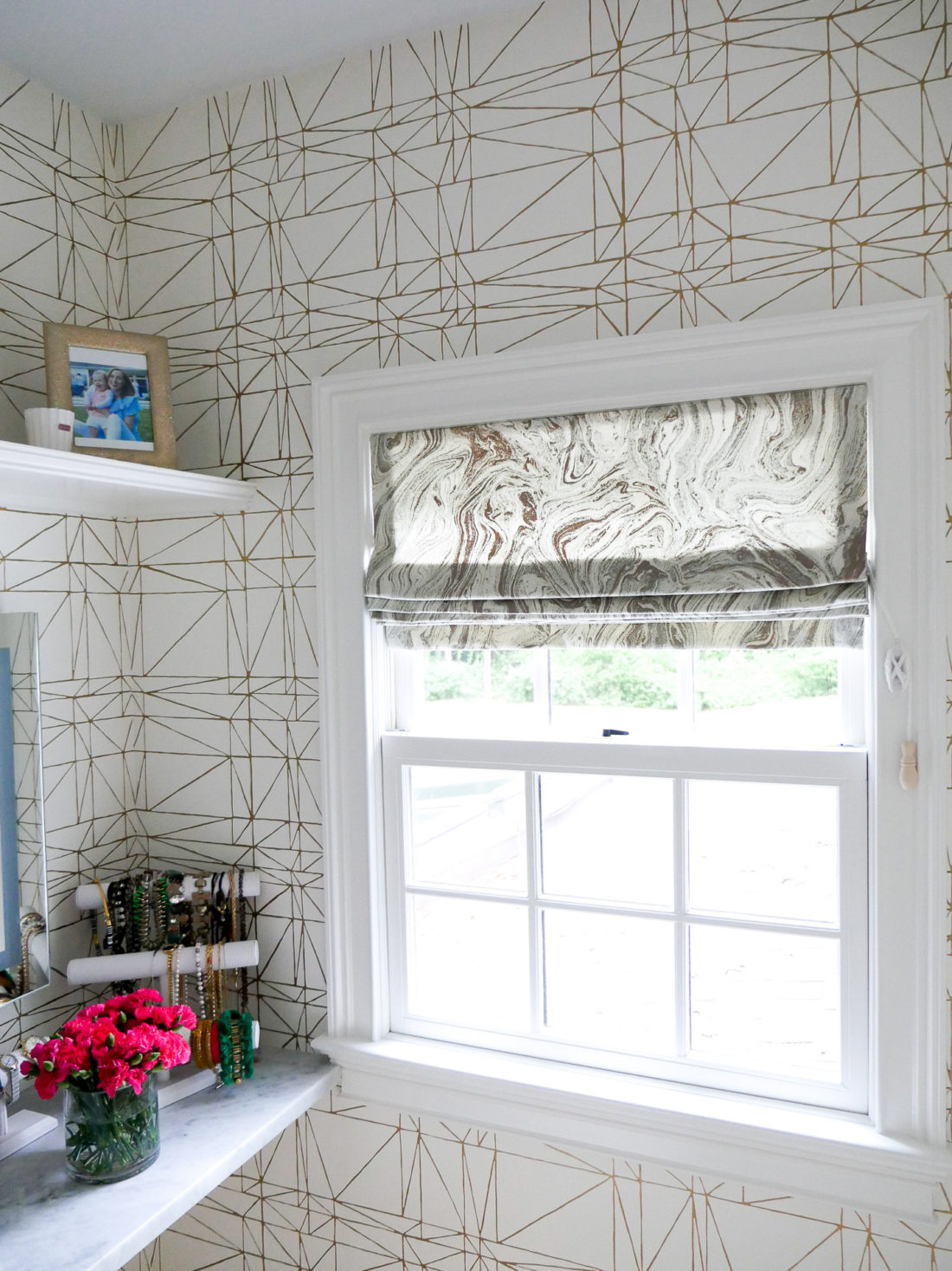 Details of Eva Amurri Martino's glam room in her connecticut home