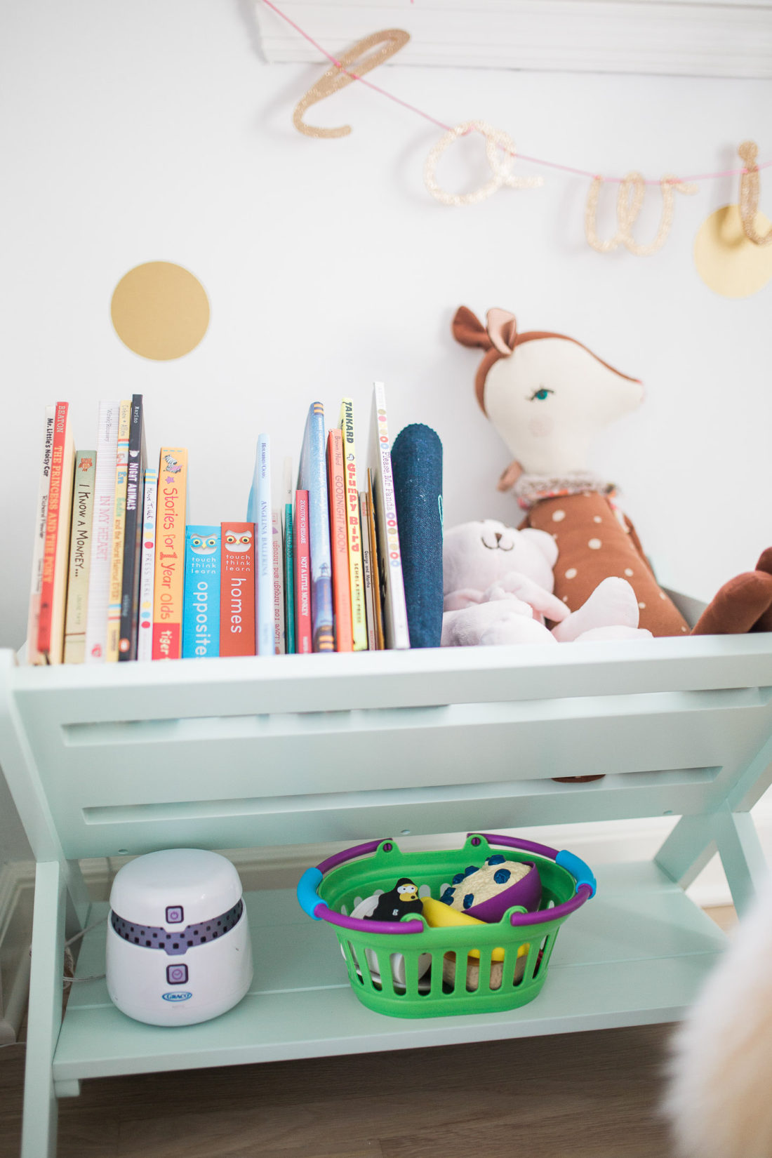 Marlowe Martino's bedroom, as designed by her mother Eva Amurri Martino of lifestyle and motherhood blog REZTT