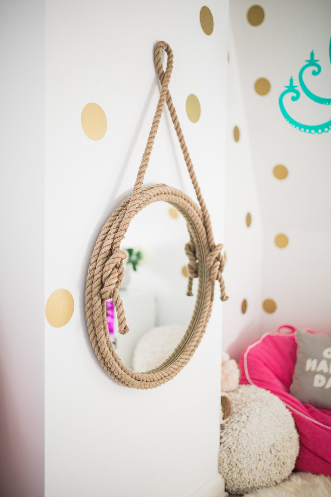 Marlowe Martino's bedroom, as designed by her mother Eva Amurri Martino of lifestyle and motherhood blog REZTT