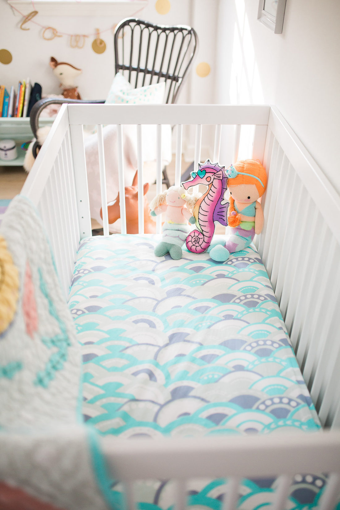 Marlowe Martino's bedroom, as designed by her mother Eva Amurri Martino of lifestyle and motherhood blog REZTT