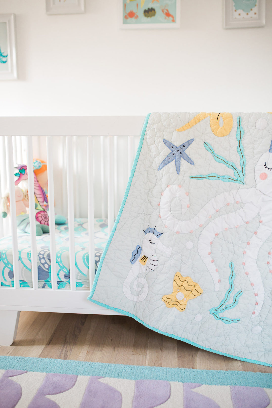 Marlowe Martino's bedroom, as designed by her mother Eva Amurri Martino of lifestyle and motherhood blog REZTT