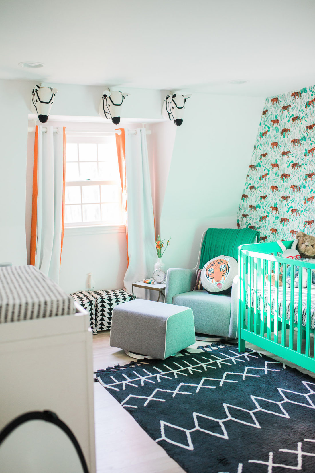 Nursery designed by Eva Amurri Martino of lifestyle and motherhood blog REZTT for her newborn son, Major