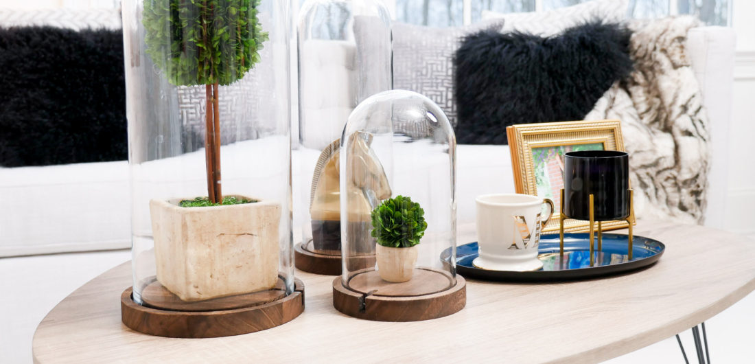 Masculine traditional tabletop decor