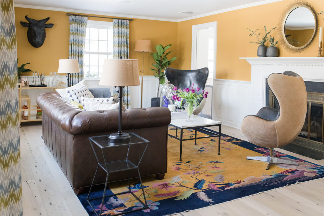 The elegant and glamorous formal living room in Eva Amurri Martino's Connecticut home