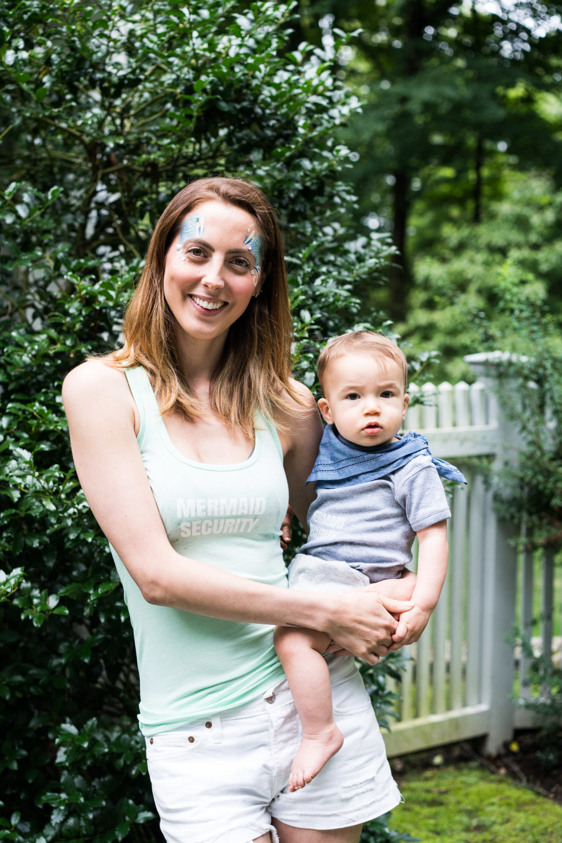 Eva Amurri Martino and Major Martino wear 