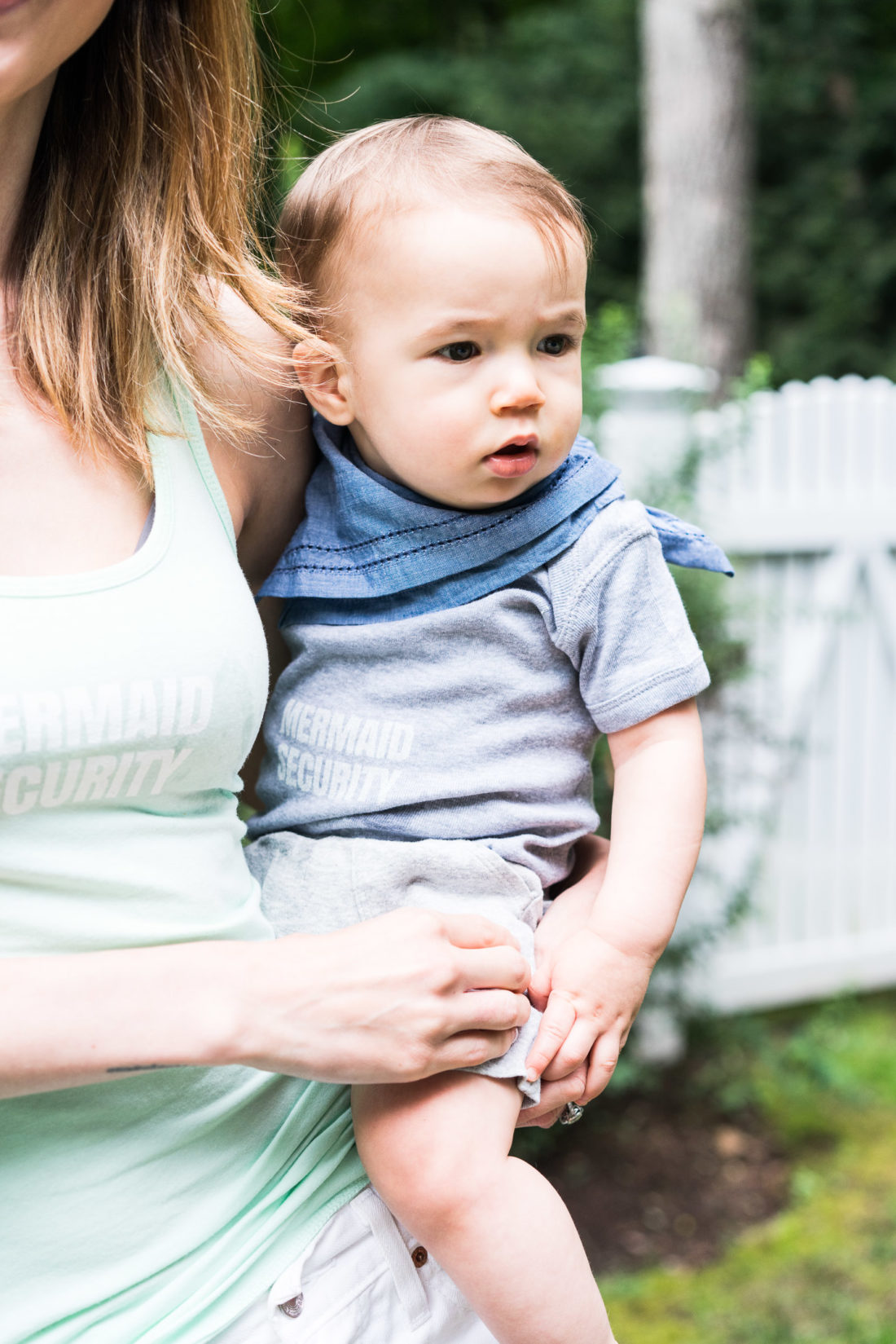 Eva Amurri Martino and Major Martino wear 