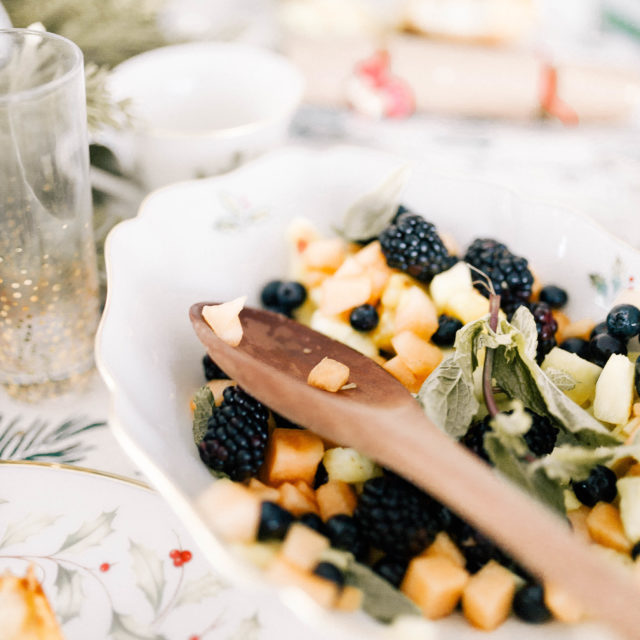 Eva Amurri shares a Chris-Mint Fruit Salad for Christmas Day Brunch