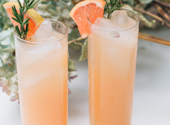 Eva Amurri Martino shares her recipe for a rosemary grapefruit cocktail
