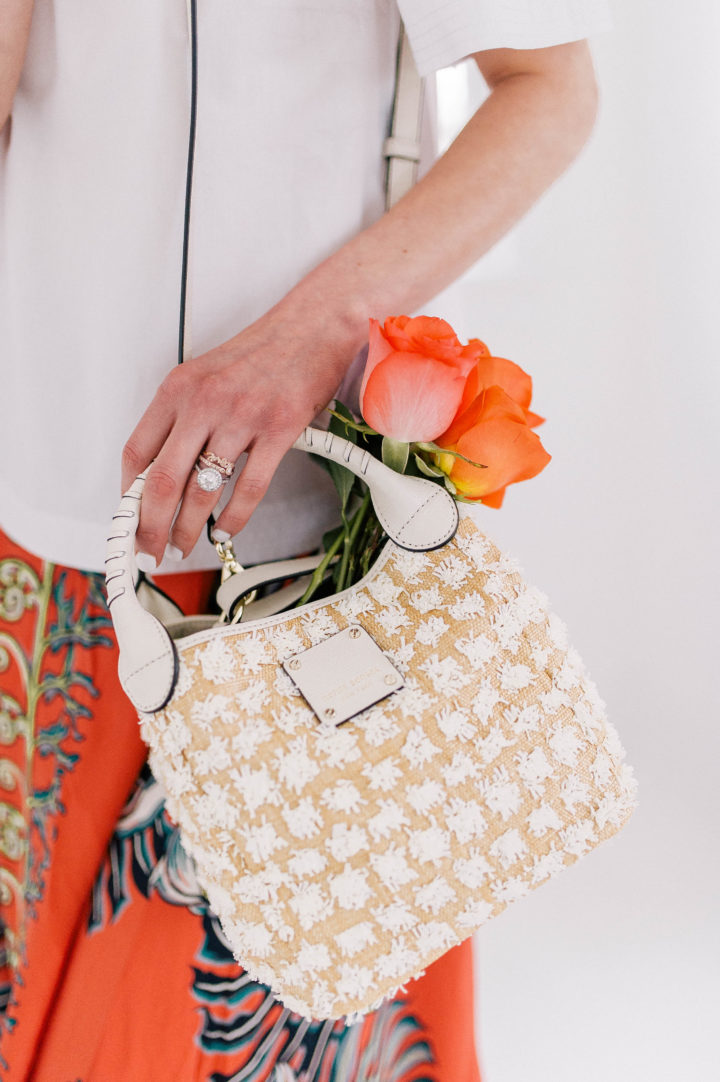 Eva Amurri Martino shares her picks for Raffia Accessories For Spring