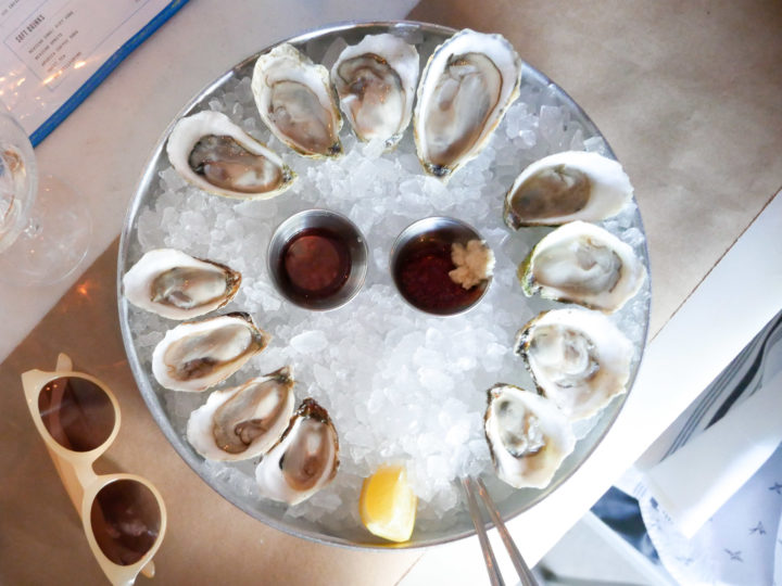 A closeup of Eva Amurri Martino's daughter Marlowe's favorite food: Oysters