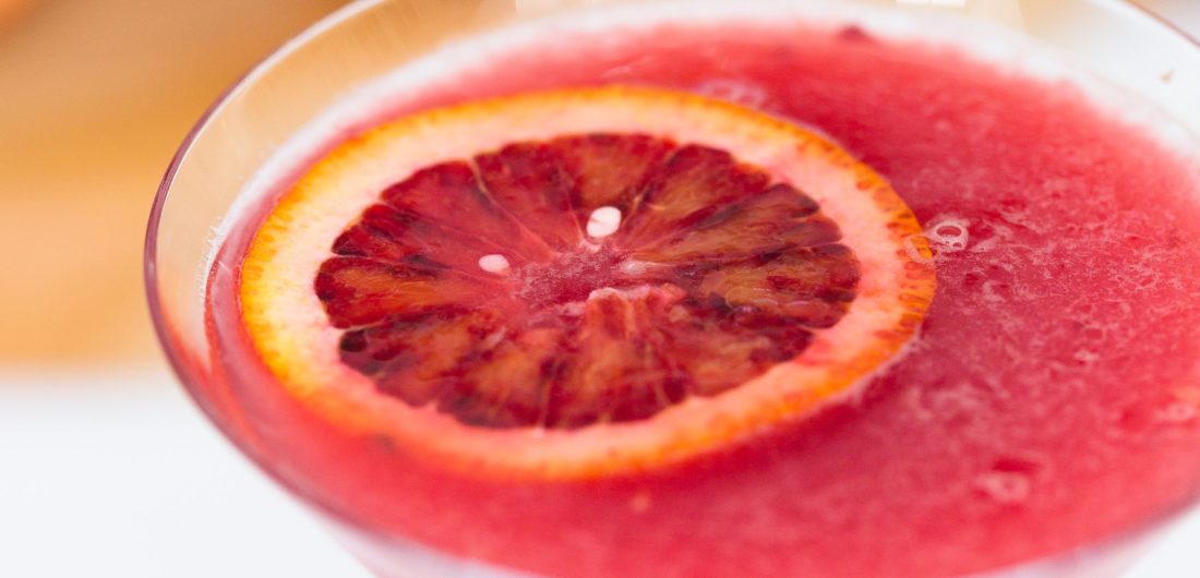 Eva Amurri shares a recipe for blood orange ginger martinis
