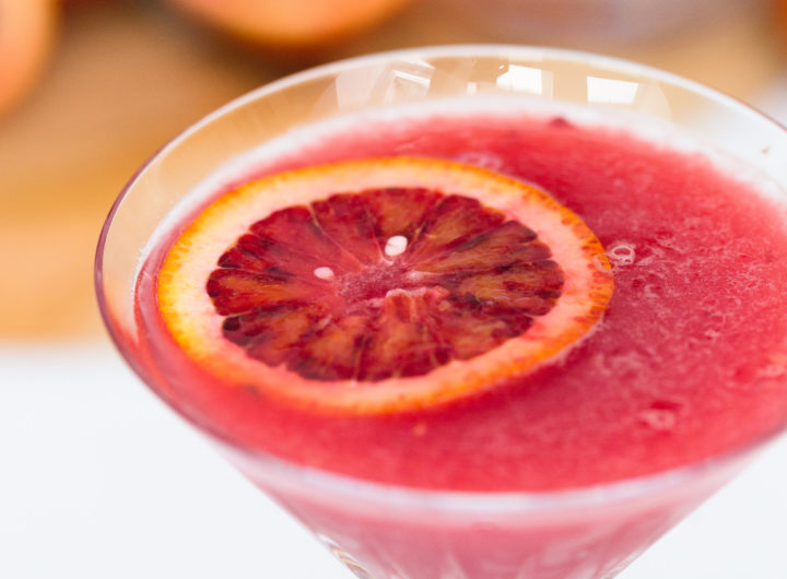 Eva Amurri shares a recipe for blood orange ginger martinis