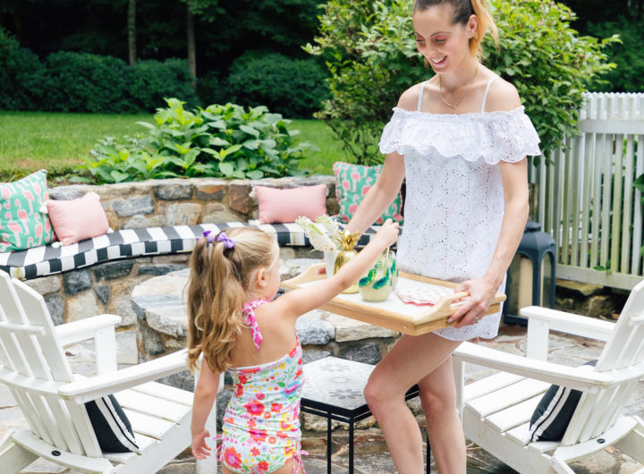 Eva Amurri Martino updates her outdoor decor with products from Frontgate