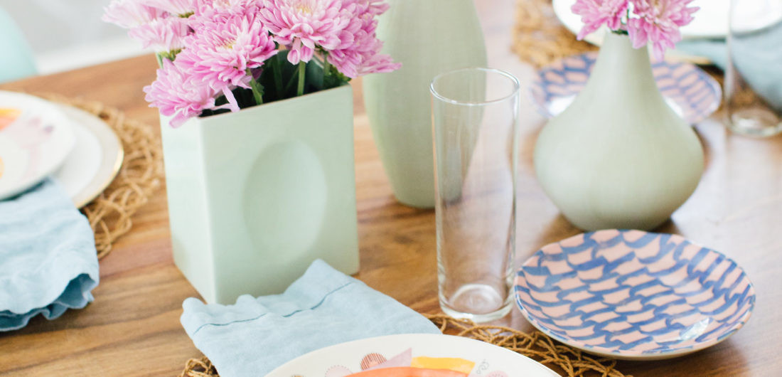 Eva Amurri Martino shares her way of remixing your wedding china for a fresh look