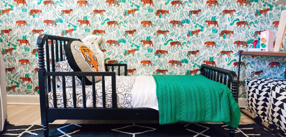 Eva Amurri Martino unveils her son Major's new toddler bed at their home in Connecticut