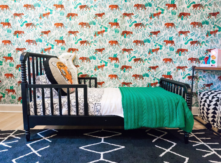 Eva Amurri Martino unveils her son Major's new toddler bed at their home in Connecticut