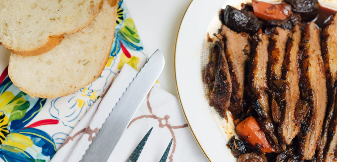 Eva Amurri Martino shares her recipe for Slow Cooker Sunday Brisket