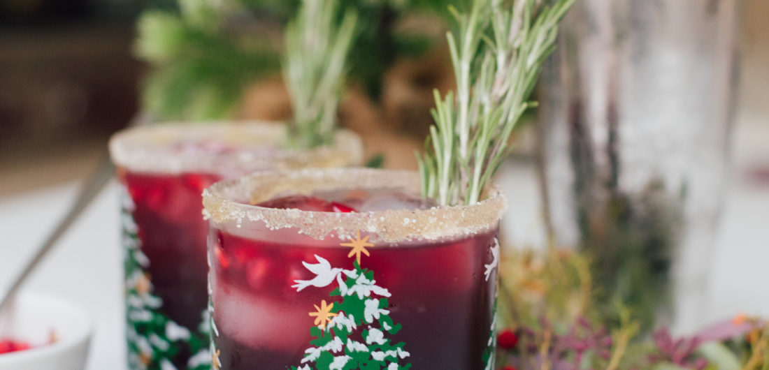 Eva Amurri Martino shares her recipes for Winter Pomegranate Margaritas.
