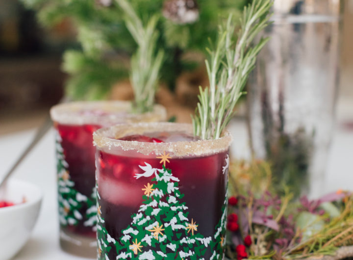 Eva Amurri Martino shares her recipes for Winter Pomegranate Margaritas.