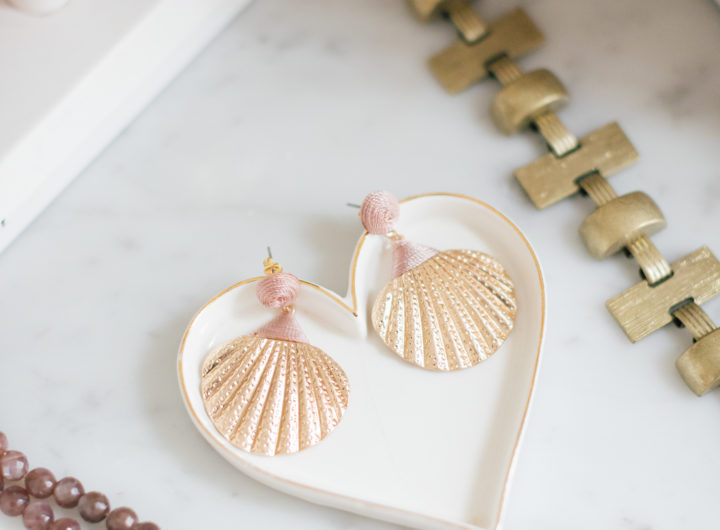 Eva Amurri Martino's delicate shell earrings