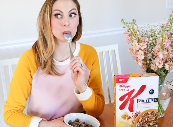 Eva Amurri Martino of REZTT eats Kellogg's Special K for breakfast