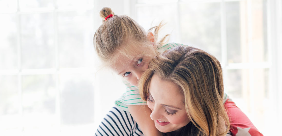 Eva Amurri Martino gets a hug from her daughter Marlowe in their new Connecticut home