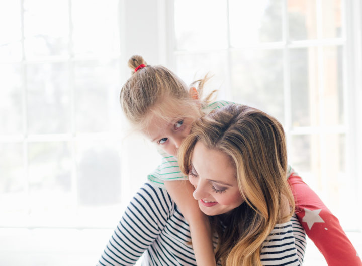Eva Amurri Martino gets a hug from her daughter Marlowe in their new Connecticut home