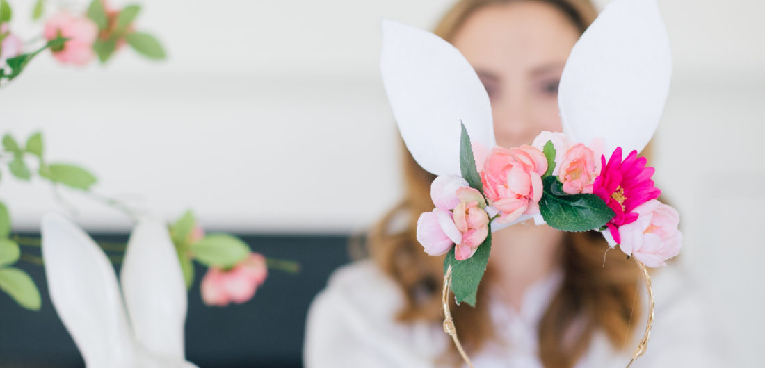 Eva Amurri shares a DIY tutorial on how to make her Woodland Bunny Headband for Easter