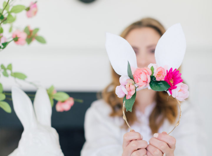 Eva Amurri shares a DIY tutorial on how to make her Woodland Bunny Headband for Easter
