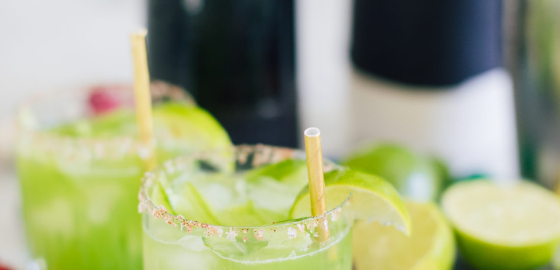 Eva Amurri Martino of REZTT shares her recipe for cucumber margaritas with Chili Salt