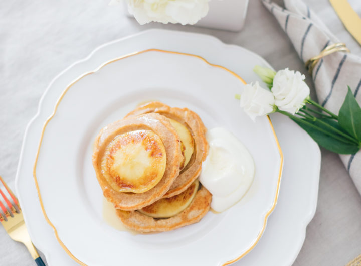 Eva Amurri Martino of REZTT shares her recipe for Glow Pancakes for Mother's Day Brunch