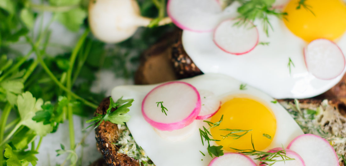 Eva Amurri Martino of REZTT shares her recipe for Egg Toasts for Mother's Day Brunch