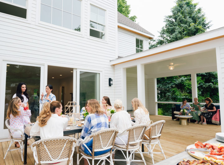 Eva Amurri Martino throws a summer clam bake in Westport CT
