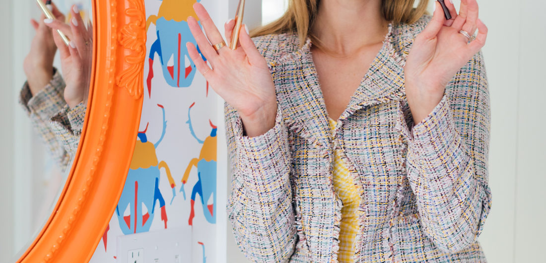 Eva Amurri Martino shares her makeup tutorial for a bold summer red lip