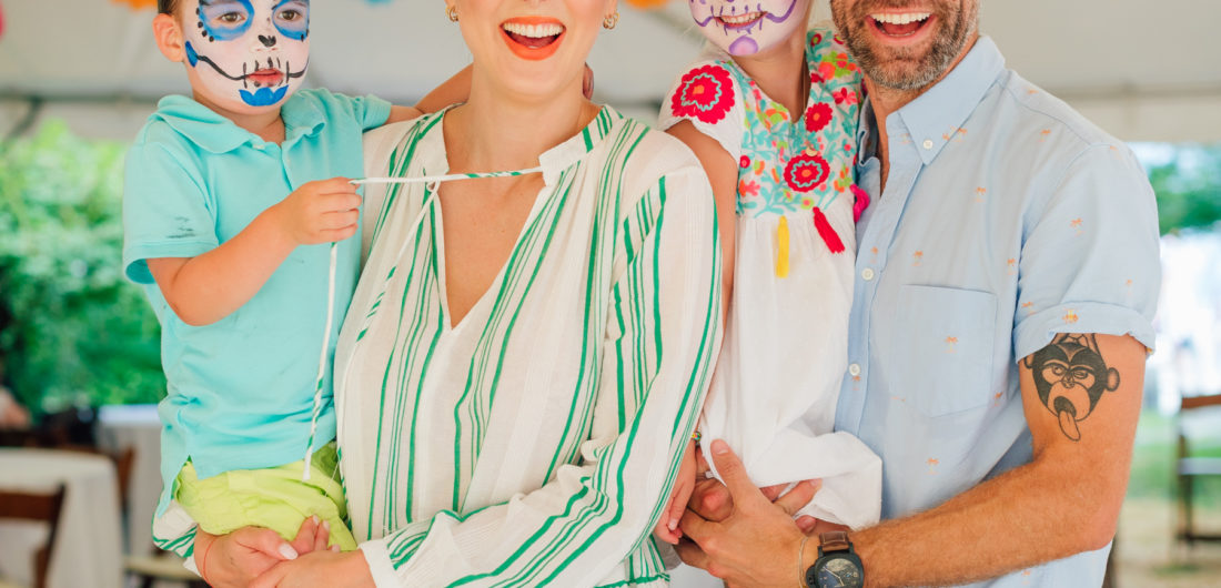 The Martino Family at daughter Marlowe's Cinco de Marlowe themed 5th birthday fiesta