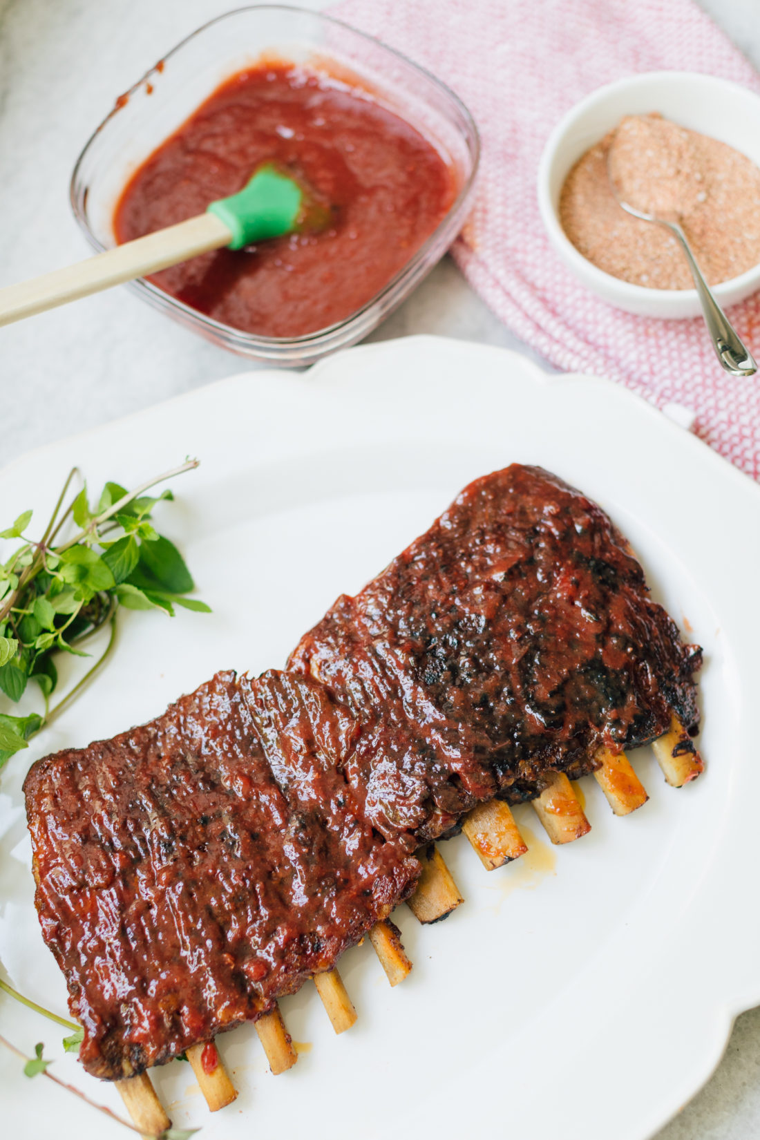 Eva Amurri Martino's Dry Rubbed Ribs With Stone Fruit BBQ Sauce