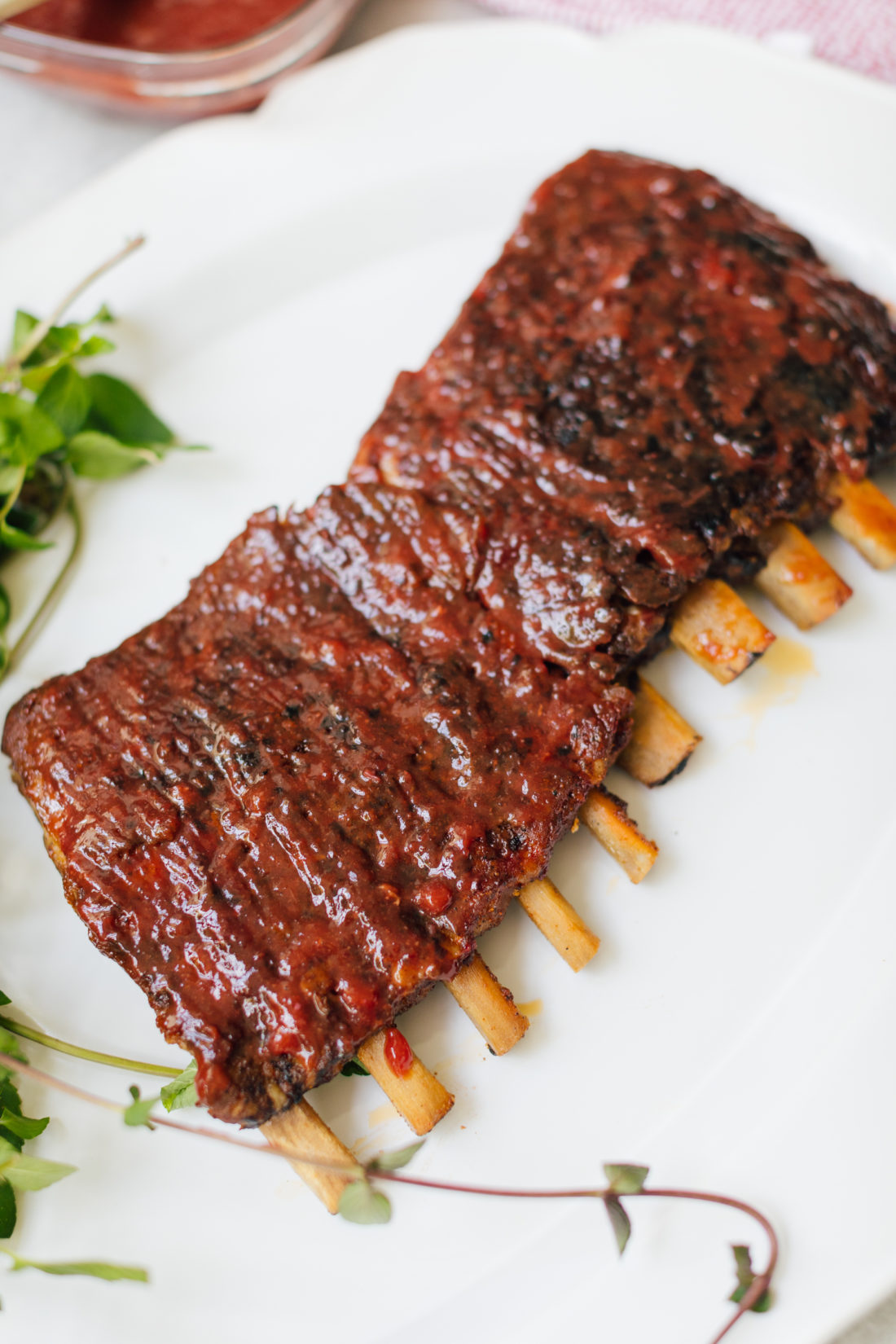 Eva Amurri Martino's Dry Rubbed Ribs With Stone Fruit BBQ Sauce