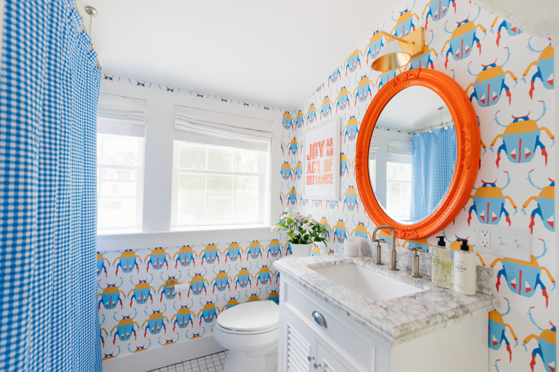 The bathroom inside the REZTT Studio