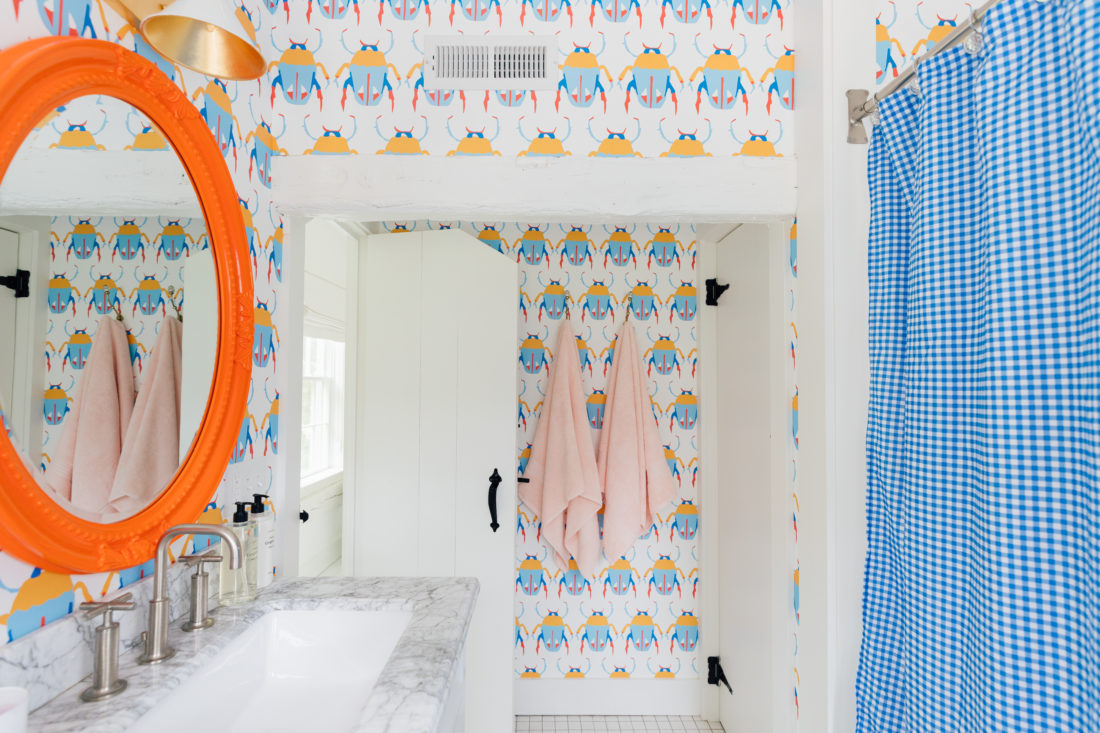 The bathroom inside the REZTT Studio