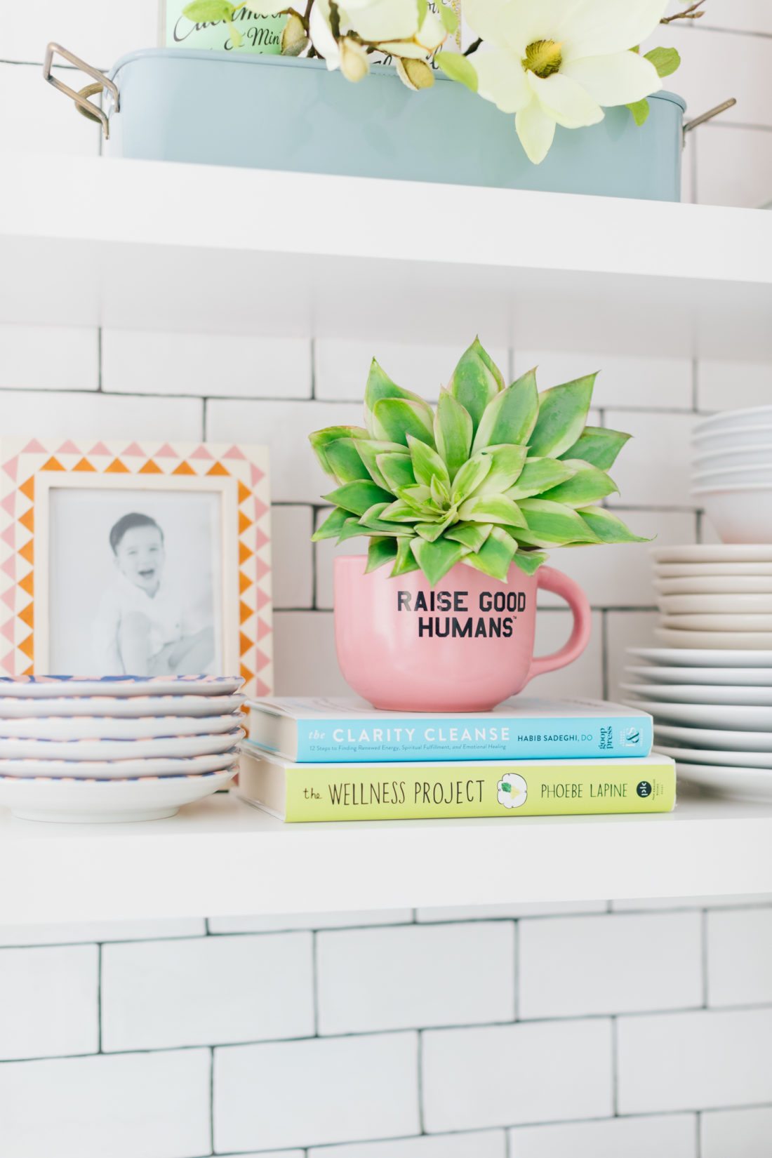 Details on the kitchen shelves in the REZTT Studio