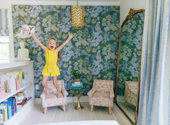 Marlowe Martino jumps for joy inside her colorful new bedroom