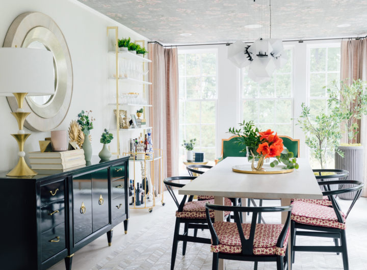 Eva Amurri Martino's newly renovated dining room