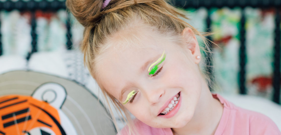 Marlowe Martino rocks some Neon Eyeliner