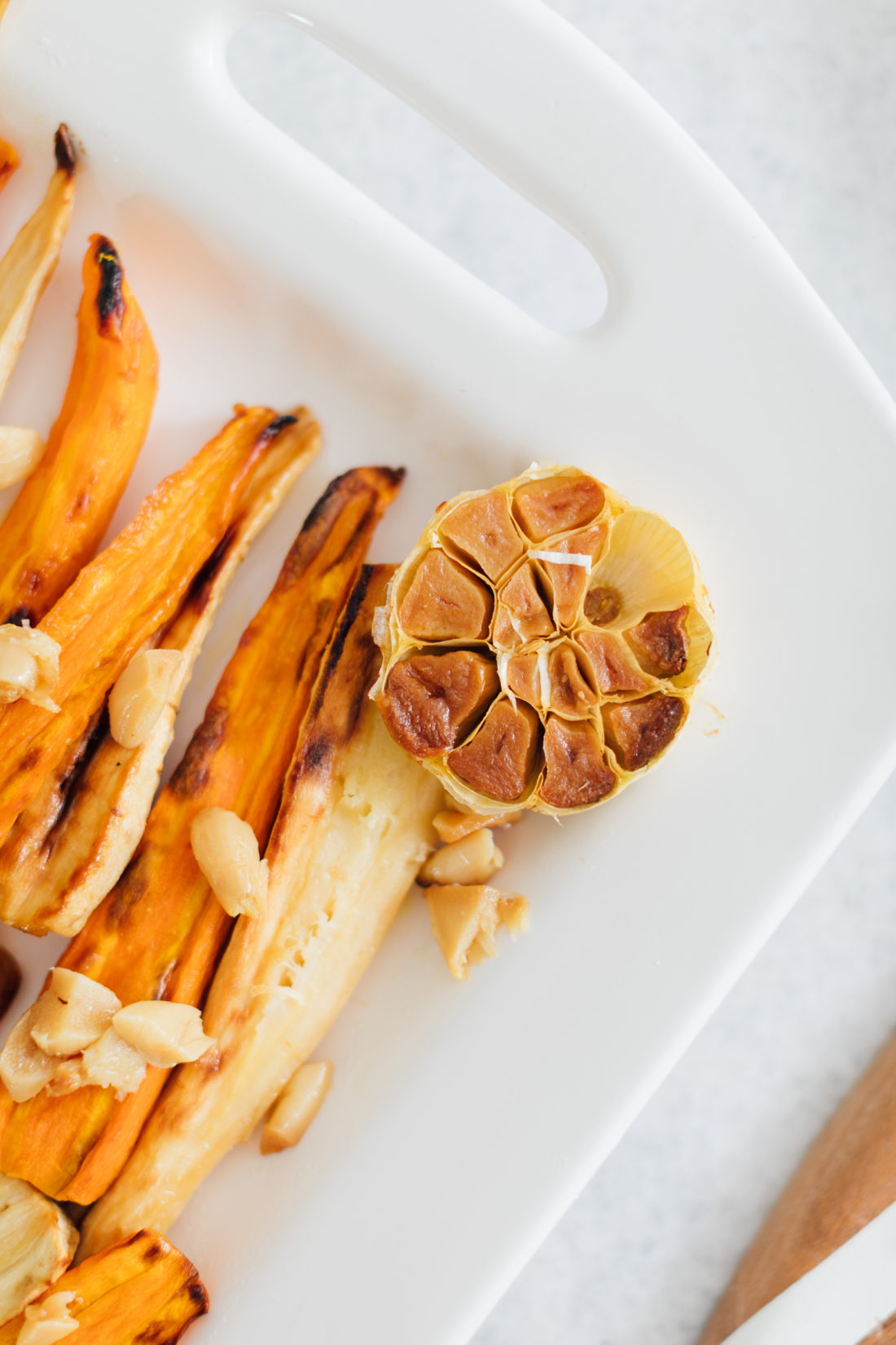 Eva Amurri Martino's Parsnips & Carrots with Pickled Currant Vinaigrette is a great Thanksgiving side dish recipe