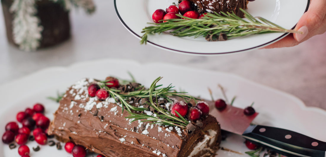 Eva Amurri shares three delicious holiday recipes, including a Bûche de Noël