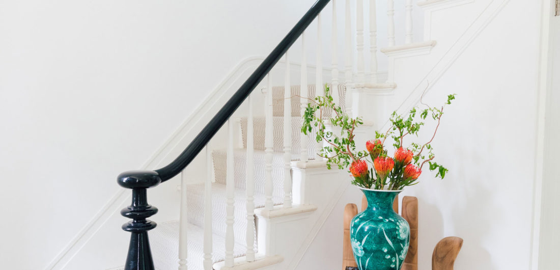 Rings End paint detailing inside Eva Amurri's Connecticut home