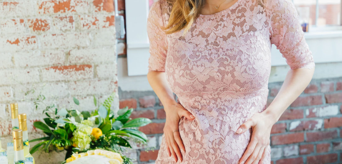 Blogger Eva Amurri at her Baby Sprinkle