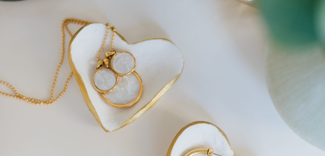 DIY Heart Shaped Ring Dishes