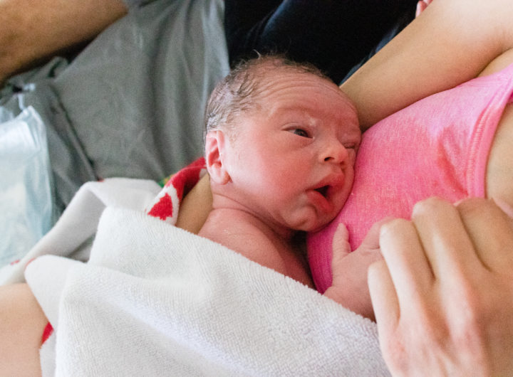Eva Amurri shares her third son Mateo Antoni's birth story, as well as personal photos from his birth